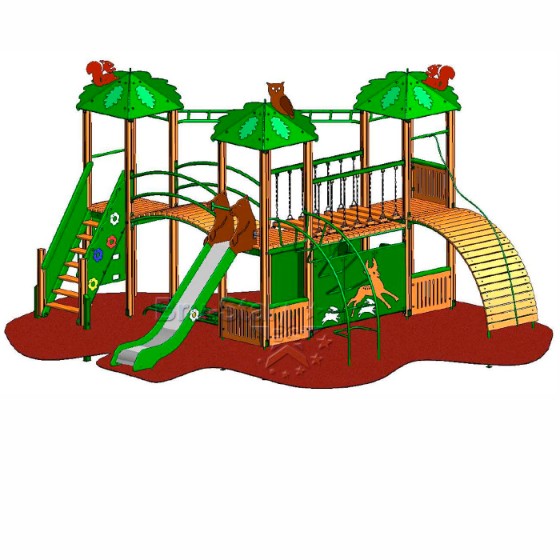 фото детский игровой комплекс Лесной DK-2003